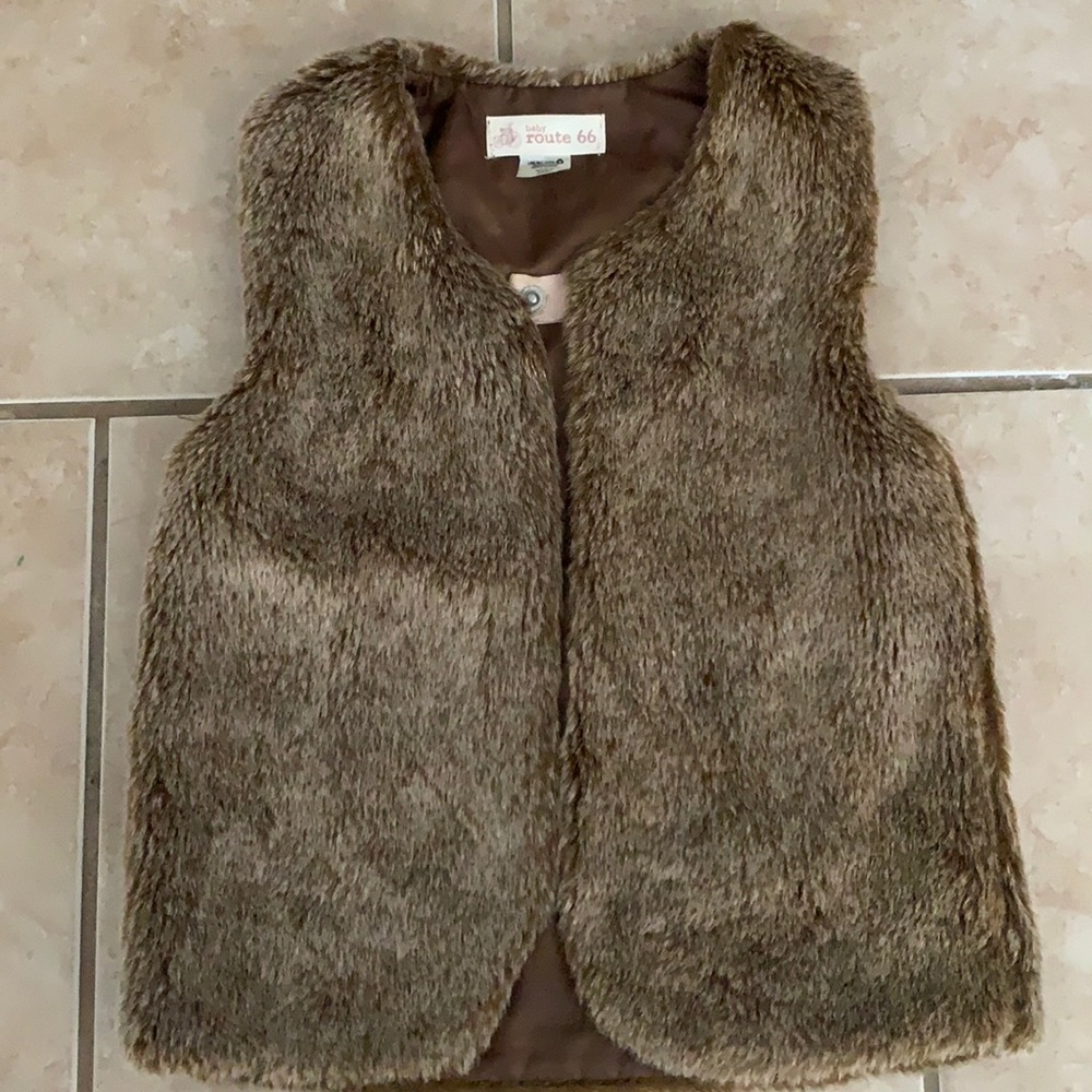 Girls Fur Vest